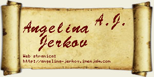 Angelina Jerkov vizit kartica